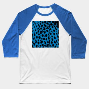 Cheetah Blue Baseball T-Shirt